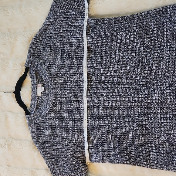 So Crew Neck Ribbed Sweater Grey size M - Picture 8 of 11